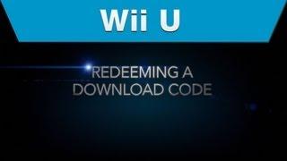 Wii U - How to Redeem a Download Code