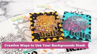 Creative Ways to Use your Stash Backgrounds & Details About the Card Maker Success Summit