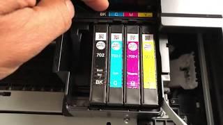 EPSON WF3720 Ink Cartridge Replacement