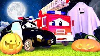 Patroli Mobil   Kota Mobil   HALLOWEEN Khusus    - Truk kartun untuk anak-anak