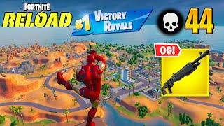 Fortnite Reload | High Kill Solo vs Squads Ranked Gameplay (Keyboard & Mouse)