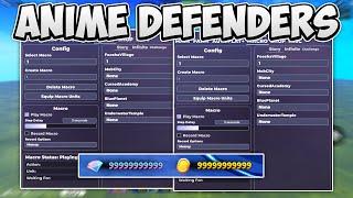 (BEST) Roblox Anime Defenders Script - INFINITE GEMS, AUTOFARM & MORE! *PASTEBIN*