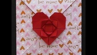 Origami Valentine's Day Card