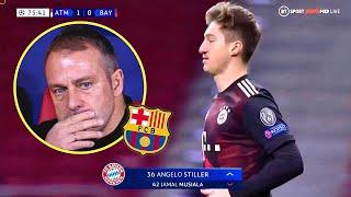 Angelo Stiller Playing for Hansi Flick vs Atletico Madrid | BARCELONA TARGET 