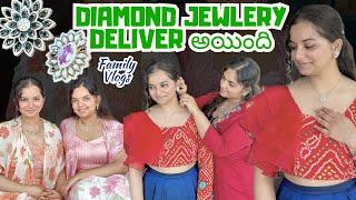 maa new diamond jewelry: pendents, studs & necklace || Telugu Vlogs in USA || Maaya Fine Jewels||A&C