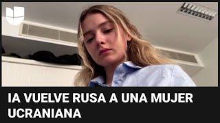 Clonan con IA rostro de una ‘youtuber’ ucraniana y lo usan para hacer propaganda rusa