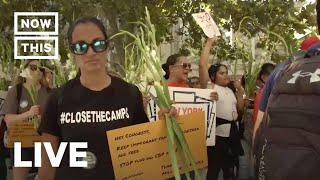 Protesters Demonstrate Against Trump Immigration Policy Outside ICE | NowThis