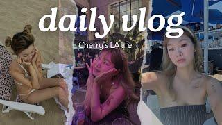 ENG sub) LA 일상 vlog 드디어 금발 탈출?! 언니들 생일파티 가요 이제 다시 일상으로ᯓᡣ𐭩