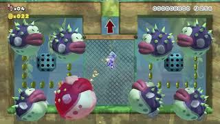 Super Mario Maker 2 – Level 62: Threat Level: Porcupuffer - Walkthrough