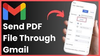 How To Send Pdf File in Gmail Using Phone !