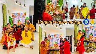 Humare Ghar Ganpati Bappa aaye || Ganpati Vlog || Welcome to ganpati bappa|| #ganpati #vlog #tags