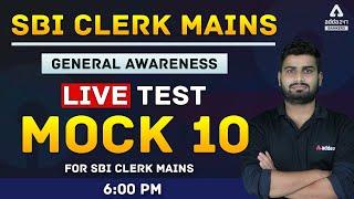 SBI Clerk General Awareness 2021 | Live Mock Test #10 for Banking Exams Preparation