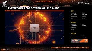 RYZEN 7 5800X PBO2 OVERCLOCKING GUIDE | AORUS ELITE X570