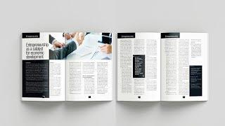 Lets Design & Lay Few Pages of a Magazine - CDR Tutorial