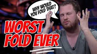 DUMBEST FOLD EVER with Pocket ACES 