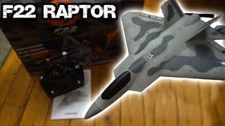 F22 Raptor - RC Plane Modster MDX | Unboxing & Test Flight