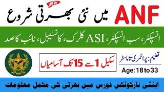 ANF Jobs | New Jobs 2024 in Pakistan today | New Jobs | JobsOfficial com