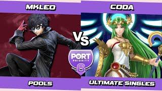 Port 6 Pools - MkLeo (Joker) Vs. Coda (Palutena) SSBU Ultimate Tournament