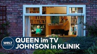 CORONA-KRISE in UK: Boris Johnsons in Klinik, Queen hält seltene Ansprache