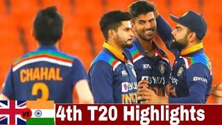 India vs England 4th t20 Full highlights 2021    ind vs eng t20 highlights