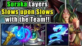 Soraka Layers SLOWS upon Slows with the Team! | Diamond Support | Patch 14.13
