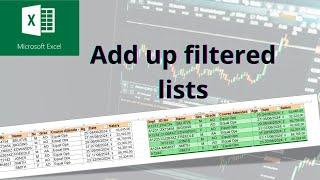 How to Summarise Filtered Data in Excel (Step-by-Step Tutorial)