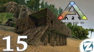 ARK Survival Evolved Gameplay - Log Cabin - Let's Play Ep15 (1080p 60 FPS)