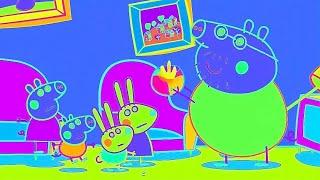 Peppa Pig The Marble Run! | Peppa Pig Video Effects (Robot,Cinema,Edge) And Other Effects