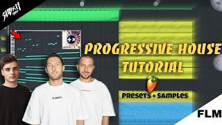 How To Make Progressive House | FL Studio Mobile Tutorial | [FLM + Presets + Samples]