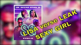 LISA verse SEXY GIRL . NEW song from LISA BLACKPINK