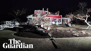 Massive storm system brings tornadoes, wildfires and dust storms to US south