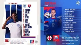 England VS Slovakia - UEFA Euro 2024 - BBC Radio 5 Live commentary