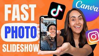 How to create a TikTok Video using Photos [from Canva Mobile App!]