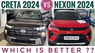 Tata Nexon vs Creta 2024 Model - Don't Regret! | Hyundai Creta vs Nexon 2024 | Creta Facelift 2024