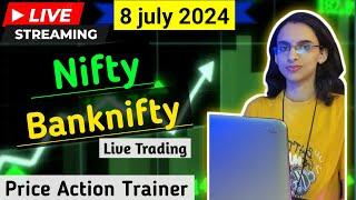 Live Trading Banknifty Nifty | 8 July | #livetrading #trading #balrajtradingtech