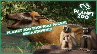 Tropical Pack Breakdown!!! Planet Zoo