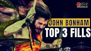 3 John Bonham Drum Fills Every Drummer Should Know | John Bonham Drum Lesson