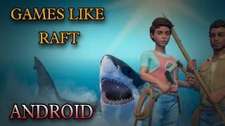 TOP 5 GAMES LIKE RAFT ON ANDROID/MOBILE  #survivalgames