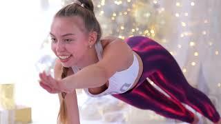 Christmas Yoga Stretching with Liza. Relax yoga