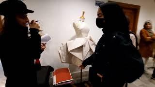 Iqra University Fashion design students display-experimental textiles