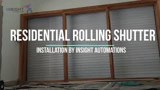 Premium Safety Rolling Shutter Installation in Patio Doors- Kaymkulam, Kerala #insightautomations