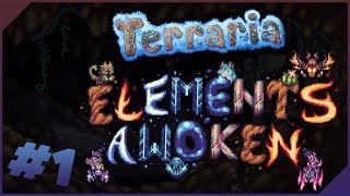 TERRARIA: ELEMENTS AWOKEN ПРОХОЖДЕНИЕ #1