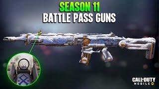 Season 11 Battle Pass Guns Iron Sight & Gameplay CODM - S11 Cod Mobile Leaks