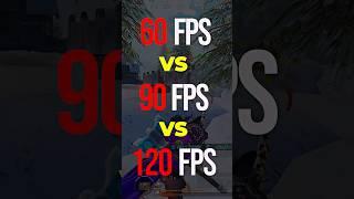 120 FPS vs 90 FPS vs 60 FPS | Does FPS Matter | FPS Comparison | BGMI PUBG MOBILE