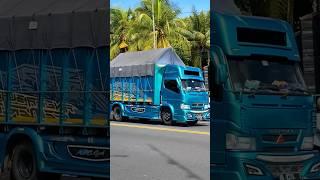 TRUK OLENG FUSO TERPAL TANPA MUATAN NGEBUT MELAJU SANGAT CEPAT #shorts #trending #subscribe