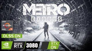 Metro Exodus enhanced Ed. RTX 3080 Benchmark 1440p Ray Tracing DLSS Quality