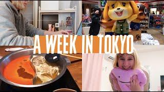 A WEEK IN TOKYO | grad school, nintendo store, shibuya + SNOW!