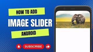 How to create image slider in android studio || Image slider in android