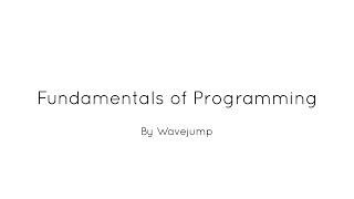 My New Programming Tutorial Intro - Any Feedback?