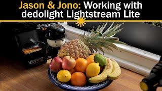 Jason & Jono: working with dedolight Lightstream LITE